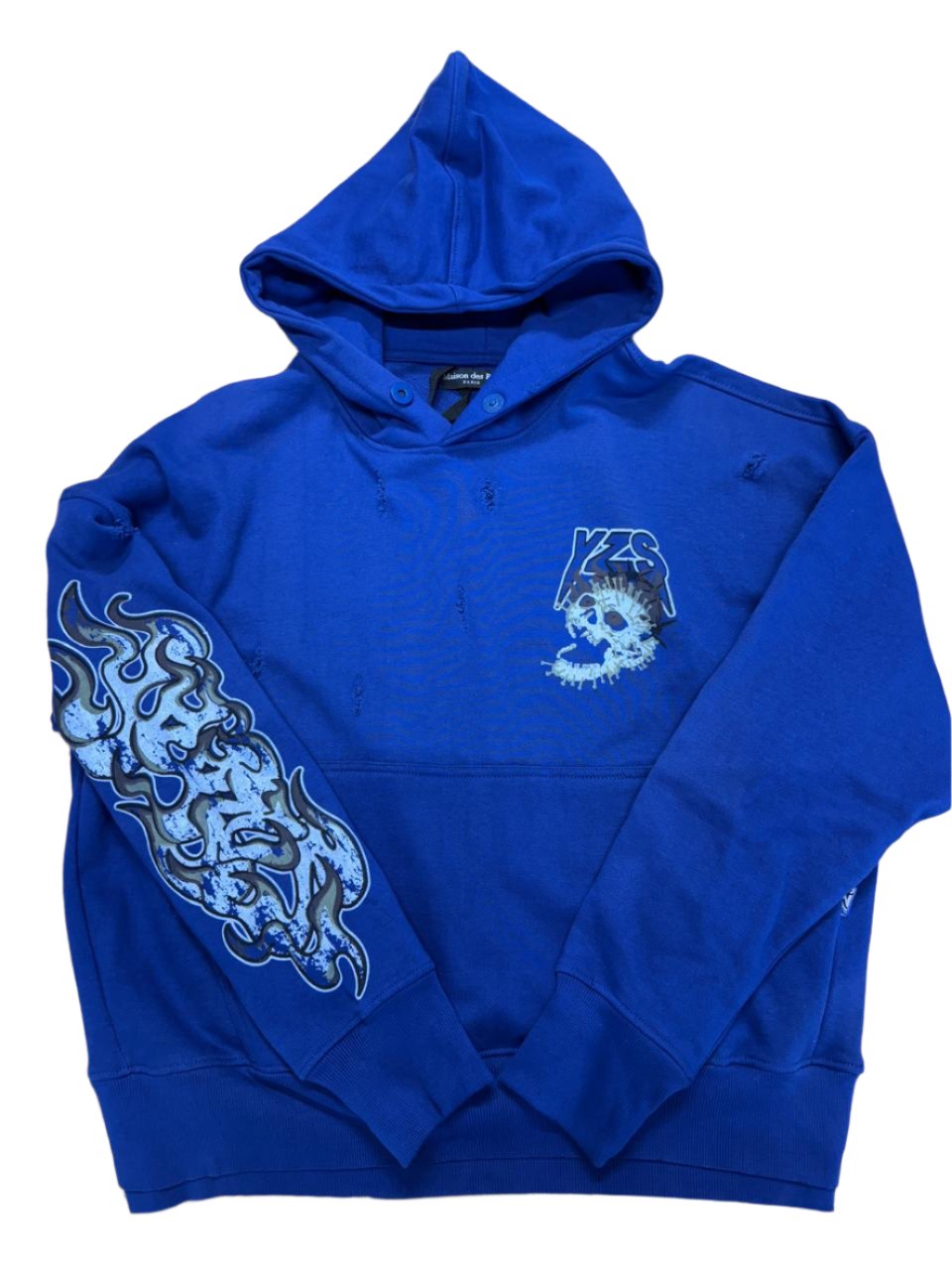 OVERSIZED YEZZUS HOODY BLUE