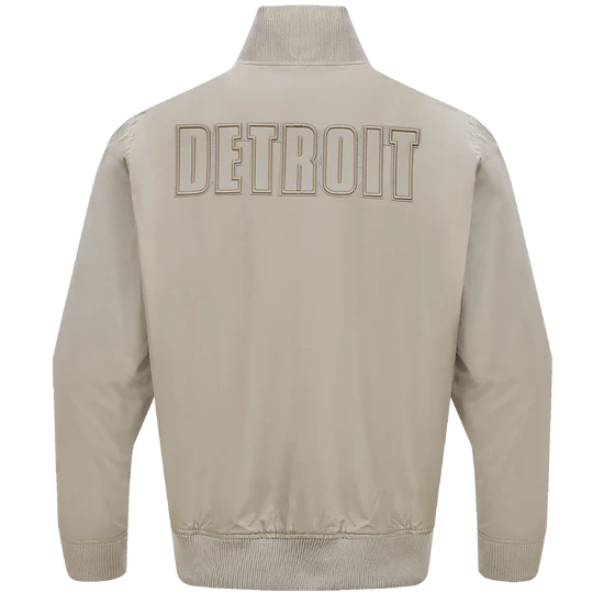 Pro-standard DETROIT LIONS NEUTRAL TWILL JACKET, TAUPE